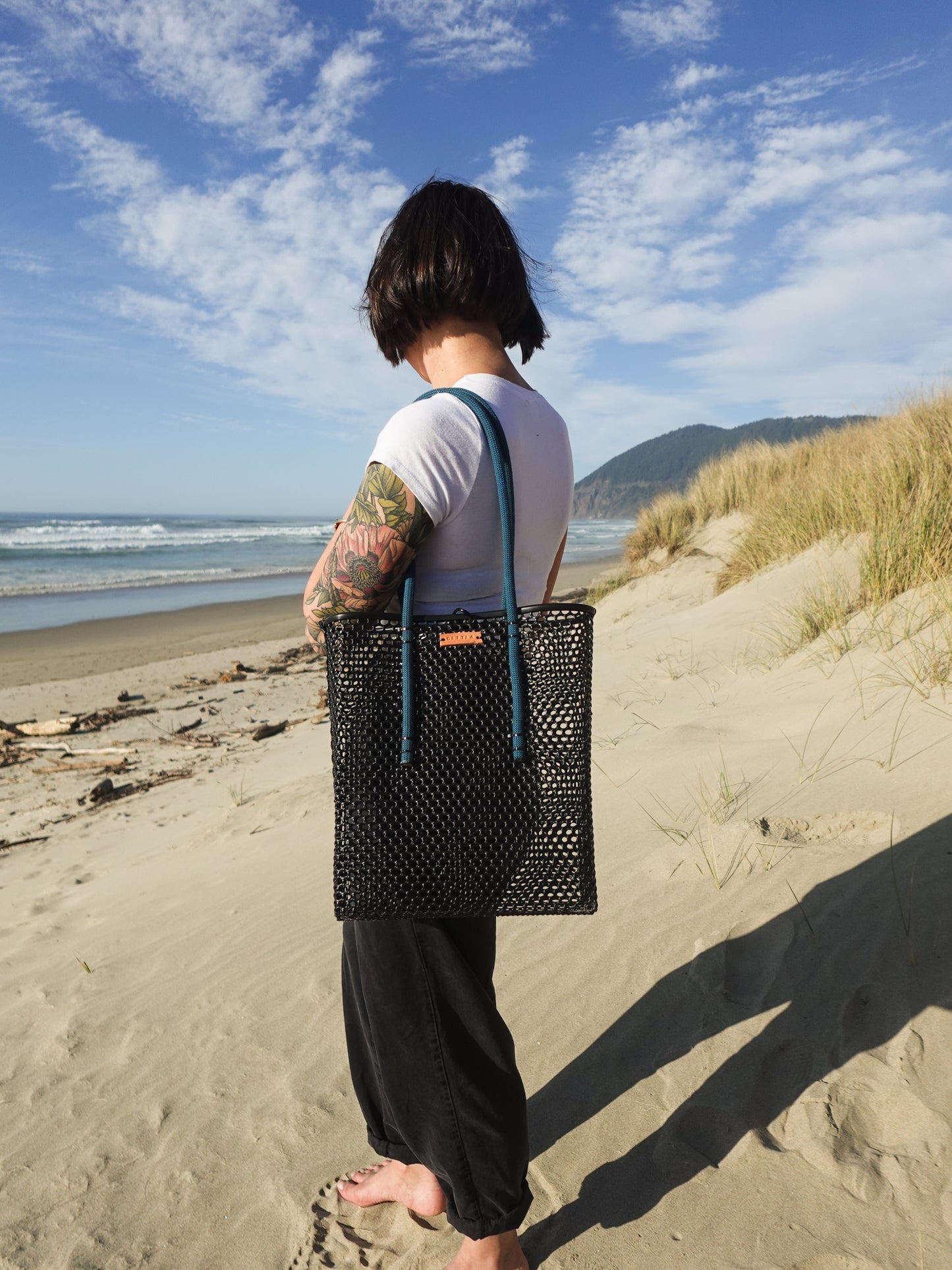 Market Tote - Green Apple
