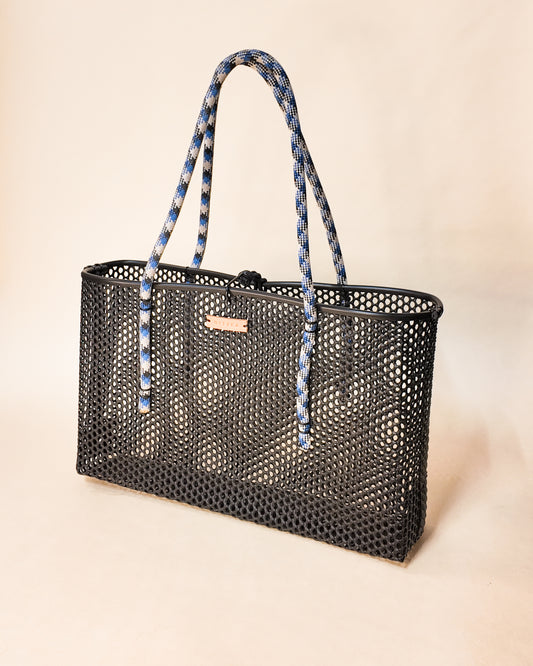 Large Market Tote - Blue Rope
