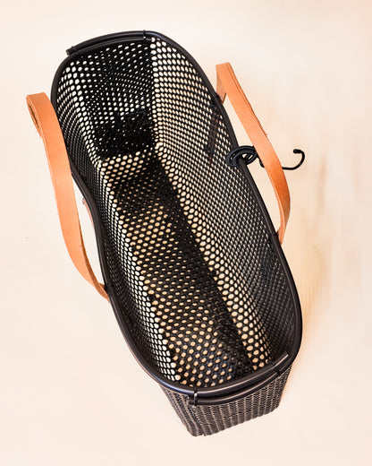 Large Market Tote- Tan Leather