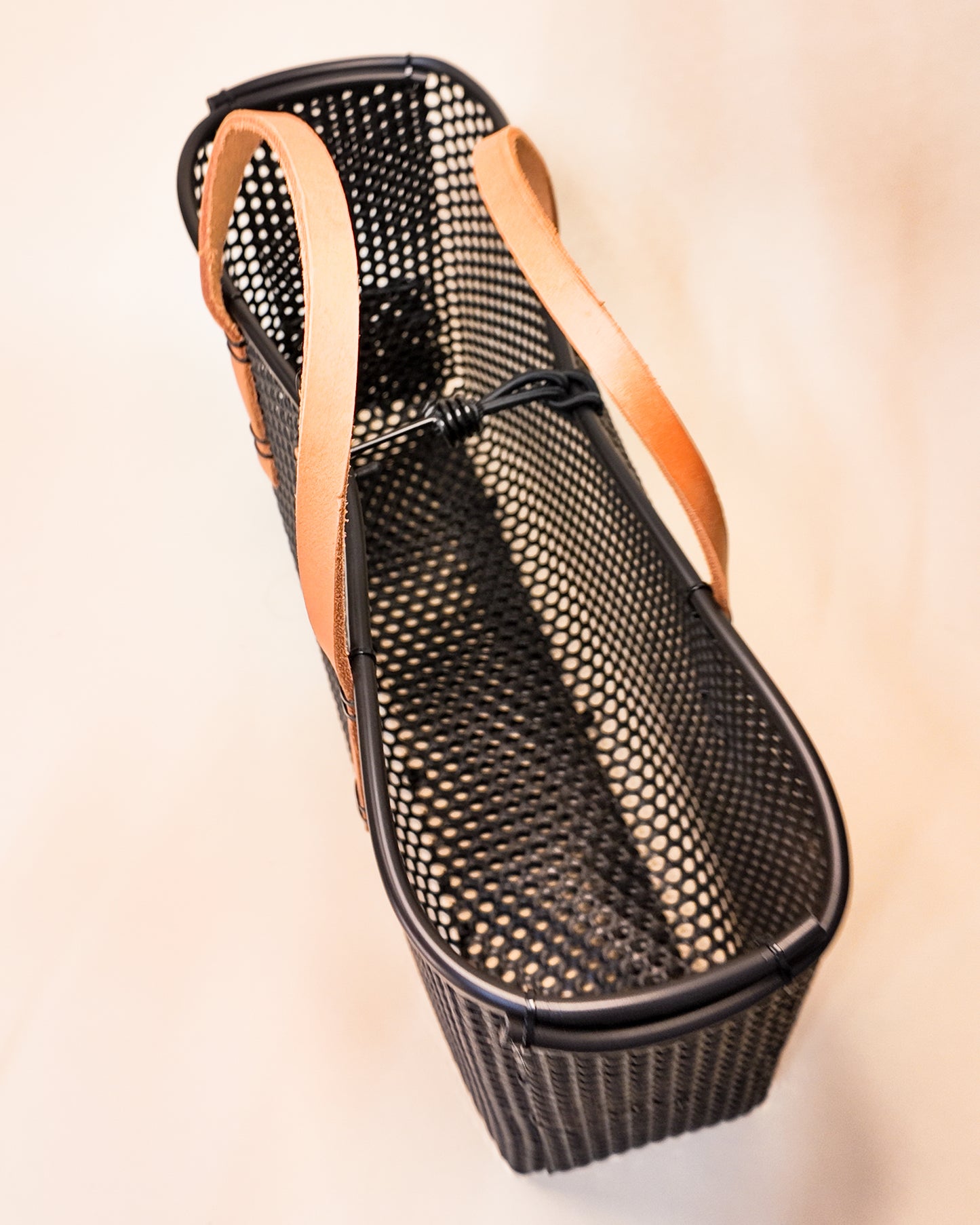 Large Market Tote- Tan Leather