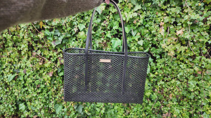 Large Market Tote- Tan Leather